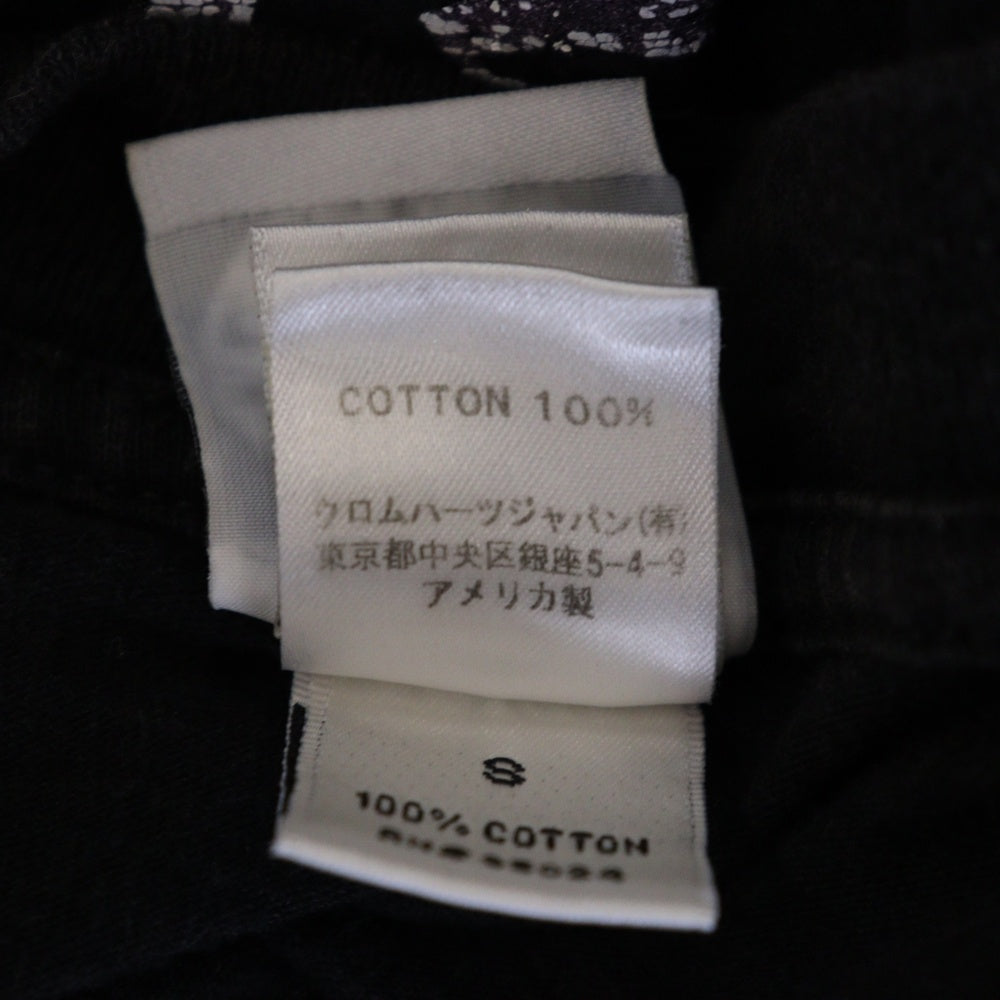 CHROME HEARTS(クロムハーツ) T-BAR STAR LOGO ティーバースタープリント 半袖 Tシャツ カットソー ブラック