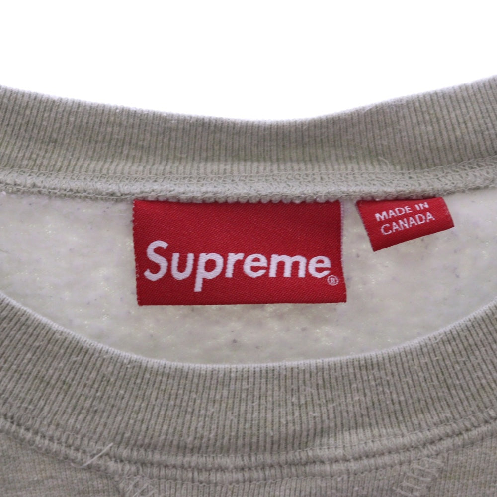 SUPREME(シュプリーム) 23AW Small Box Crewneck スモールボックスロゴスウェットトレーナー グリーン