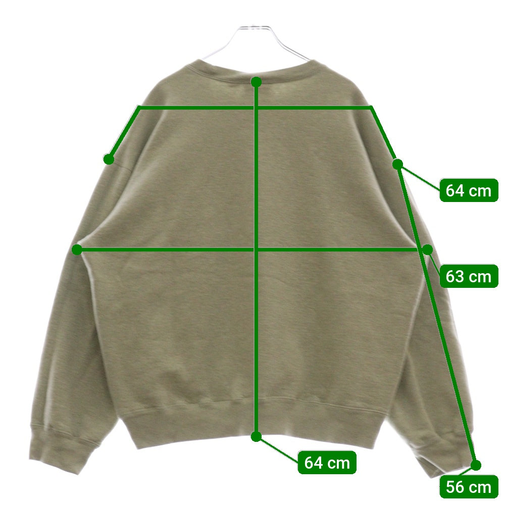 SUPREME(シュプリーム) 23AW Small Box Crewneck スモールボックスロゴスウェットトレーナー グリーン