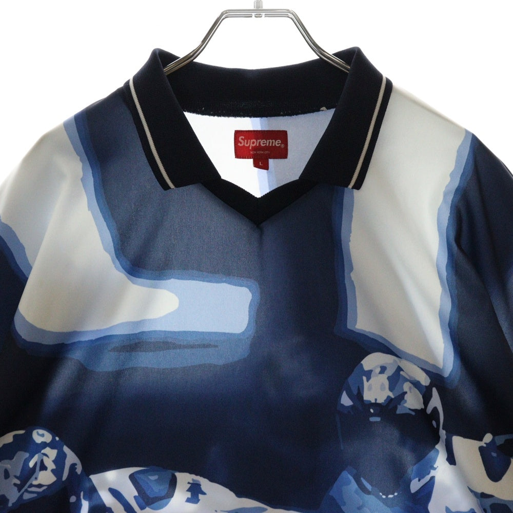 SUPREME(シュプリーム) Racing Soccer Jersey レーシング サッカージャージ ゲームシャツ ブルー
