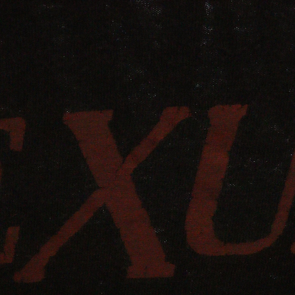 VINTAGE(ヴィンテージ) 90S EXUMER プリントクルーネック半袖Tシャツ カットソー ブラック
