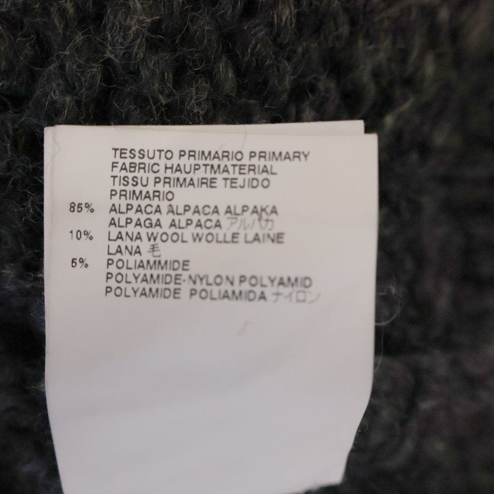 Martin Margiela 4(マルタンマルジェラ) 10AW ここのえ期 ローゲージ ニットコート カーディガン グレー レディース S31AA0063