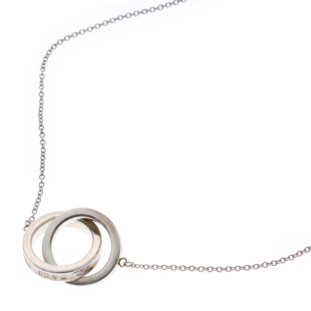 TIFFANY & Co.(ティファニー) インターロッキング サークル ダブルリング ペンダント ネックレス シルバー