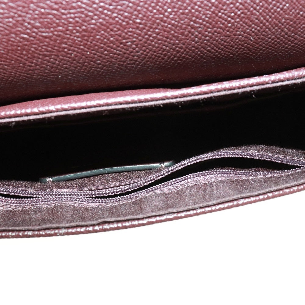 COACH(コーチ) リバーシブルフラップ レザー ショルダーバッグ ブラウン F12106
