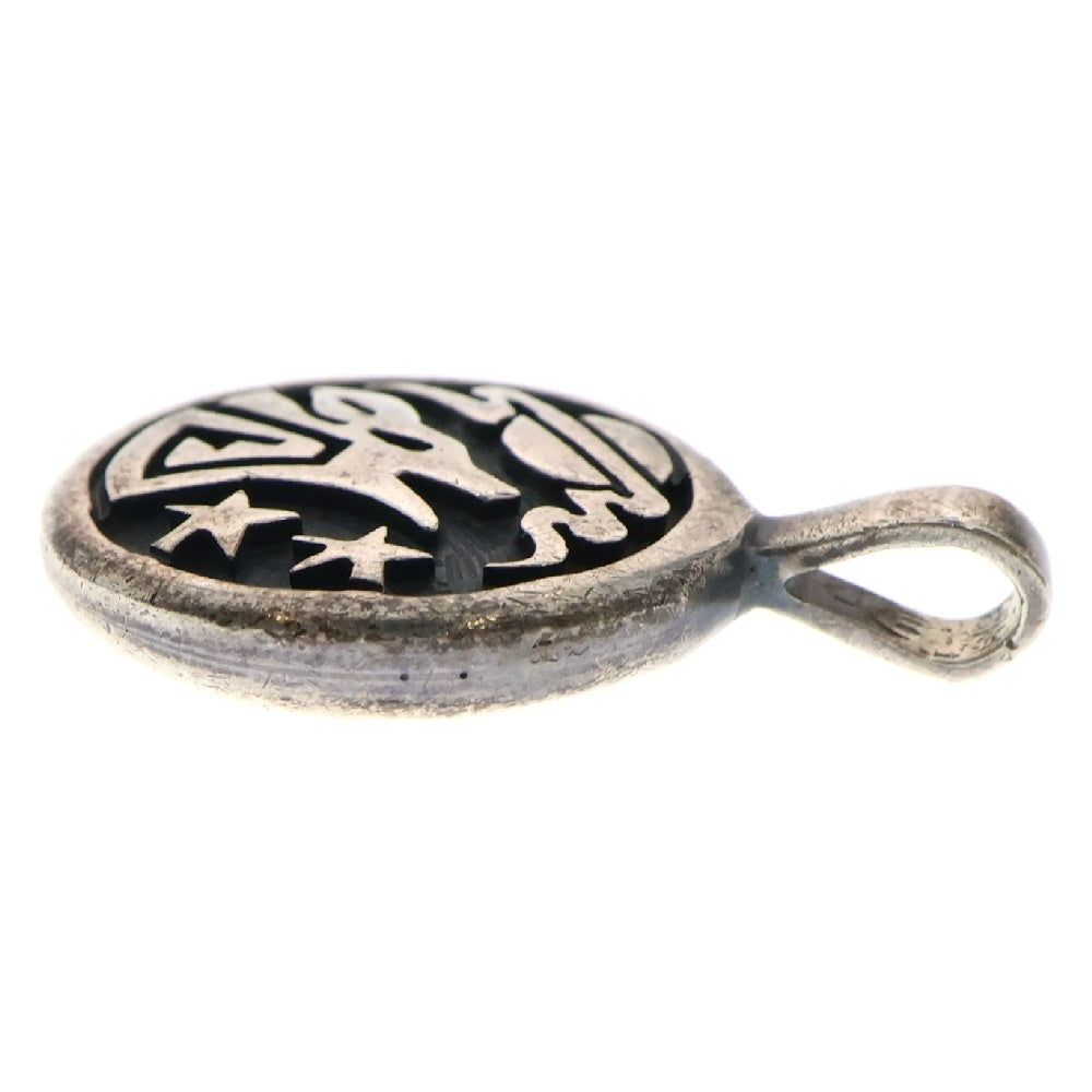 INDIAN JEWELRY(インディアンジュエリー) HOPI CW ホピ族 シェリル ワッズワース オーバーレイ リバーシブル ペンダント ネックレストップ シルバー