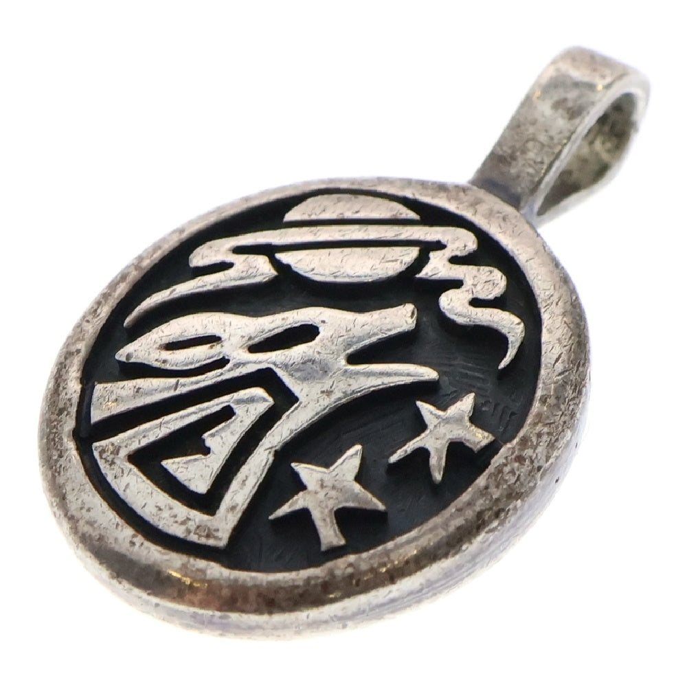 INDIAN JEWELRY(インディアンジュエリー) HOPI CW ホピ族 シェリル ワッズワース オーバーレイ リバーシブル ペンダント ネックレストップ シルバー