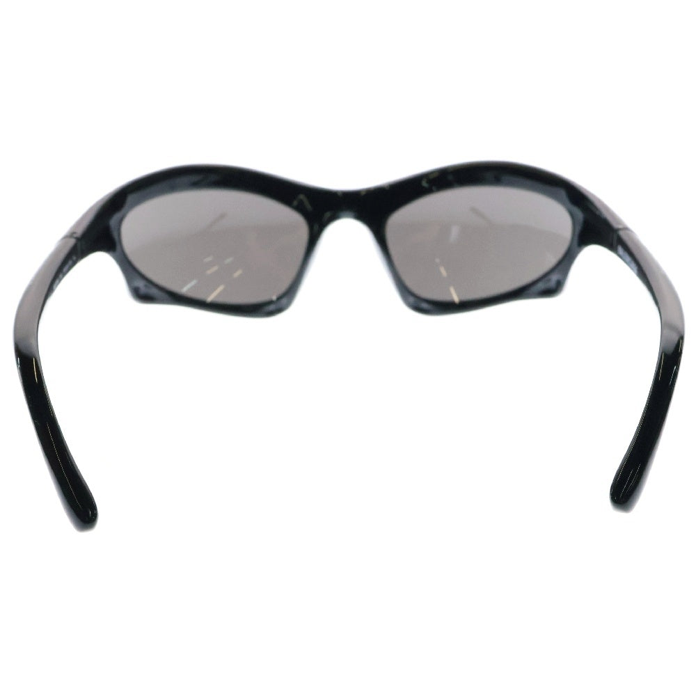 BALENCIAGA(バレンシアガ) BAT RECTANGLE バットレクタングルスポーティフレームサングラス ブラック BB0229S