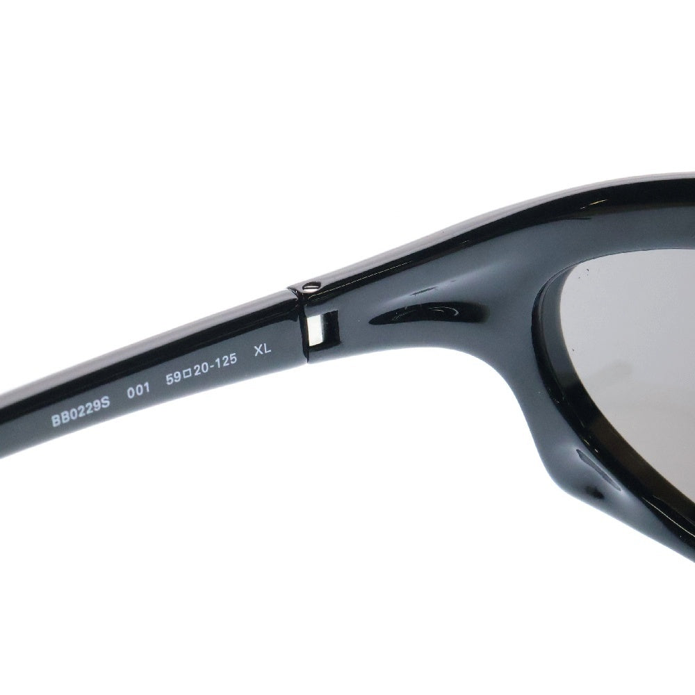 BALENCIAGA(バレンシアガ) BAT RECTANGLE バットレクタングルスポーティフレームサングラス ブラック BB0229S