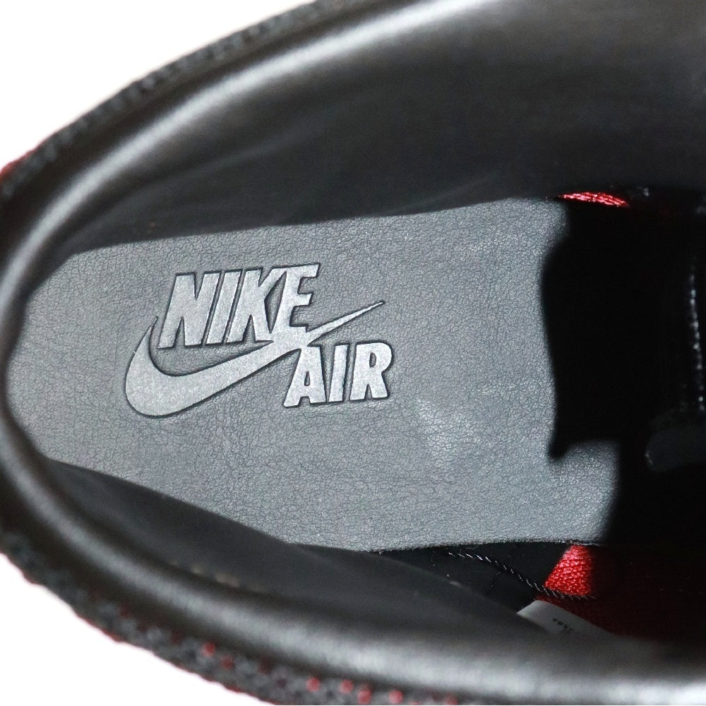 NIKE(ナイキ) AIR JORDAN 1 RET HI FLYKNIT BG エアジョーダンワン フライニットハイカットスニーカー ブラック レッド US6Y/24cm 919702-001 レディース