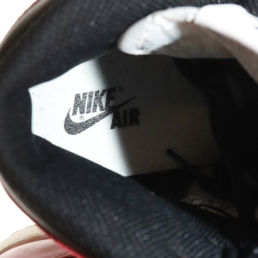 NIKE(ナイキ) AIR JORDAN 1 RETRO HIGH OG BG エアジョーダンワン ハイカットスニーカー ブラック レッド つま黒 US6Y/24cm 575441-125 レディース
