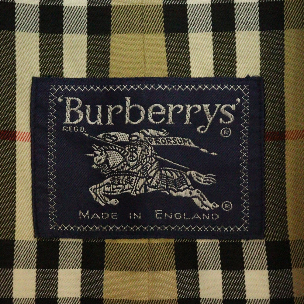 BURBERRYS(バーバリーズ) 80S ロング トレンチコート 裏地ノヴァチェック ベージュ