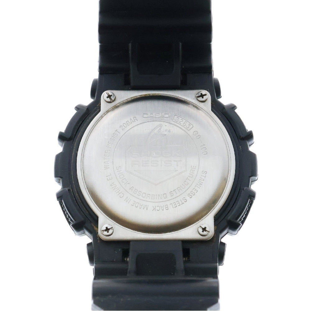 CASIO(カシオ) G-SHOCK ジーショック デジアナ 腕時計 ブラック 3263 GD-100