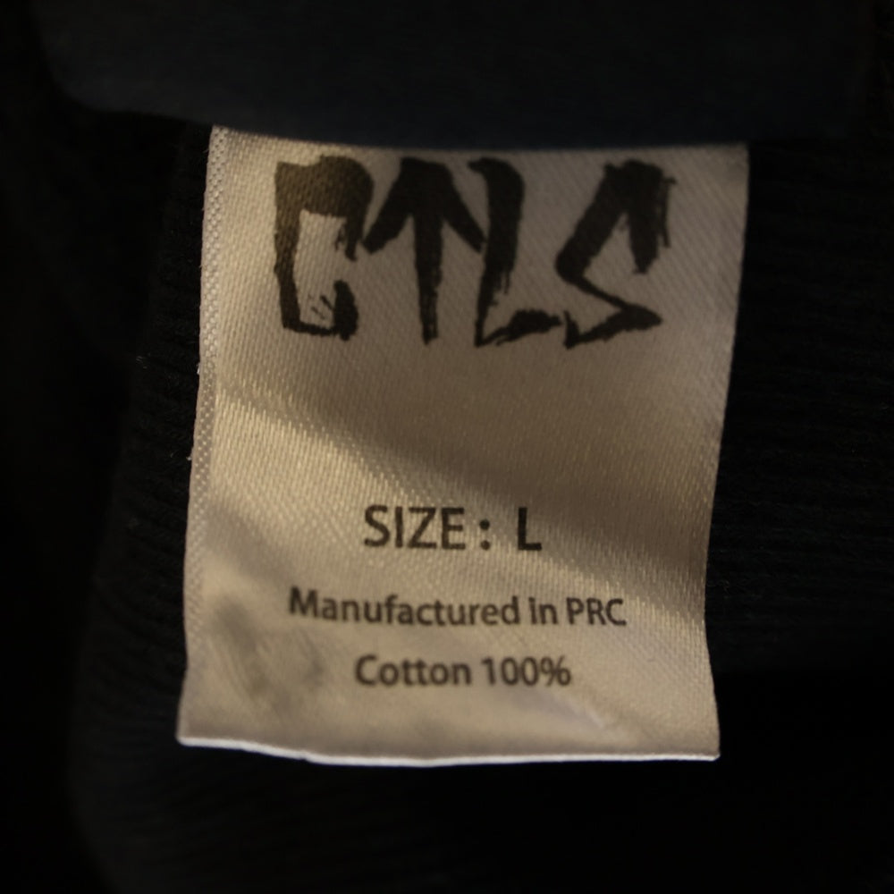 cvtvlist(カタリスト) 20SS USUAL LOGO HOODIE ユージュアル ロゴエンブロイダリー プルオーバーパーカー フーディー ブラック/レッド