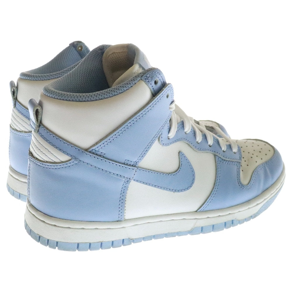 NIKE(ナイキ) WMNS DUNK HIGH Aluminium ウィメンズ ダンク アルミニウム ハイカットスニーカー ホワイト/ブルー レディース US6.5/23.5cm DD1869-107