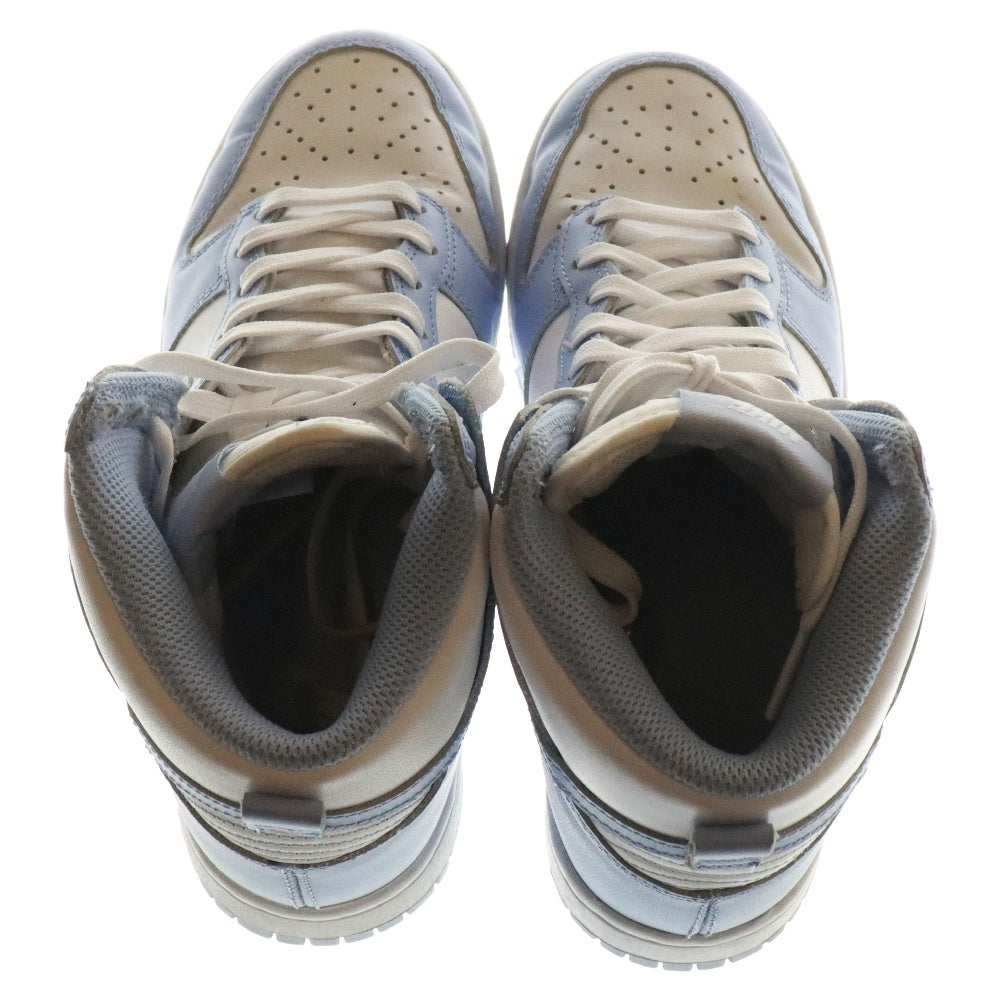 NIKE(ナイキ) WMNS DUNK HIGH Aluminium ウィメンズ ダンク アルミニウム ハイカットスニーカー ホワイト/ブルー レディース US6.5/23.5cm DD1869-107
