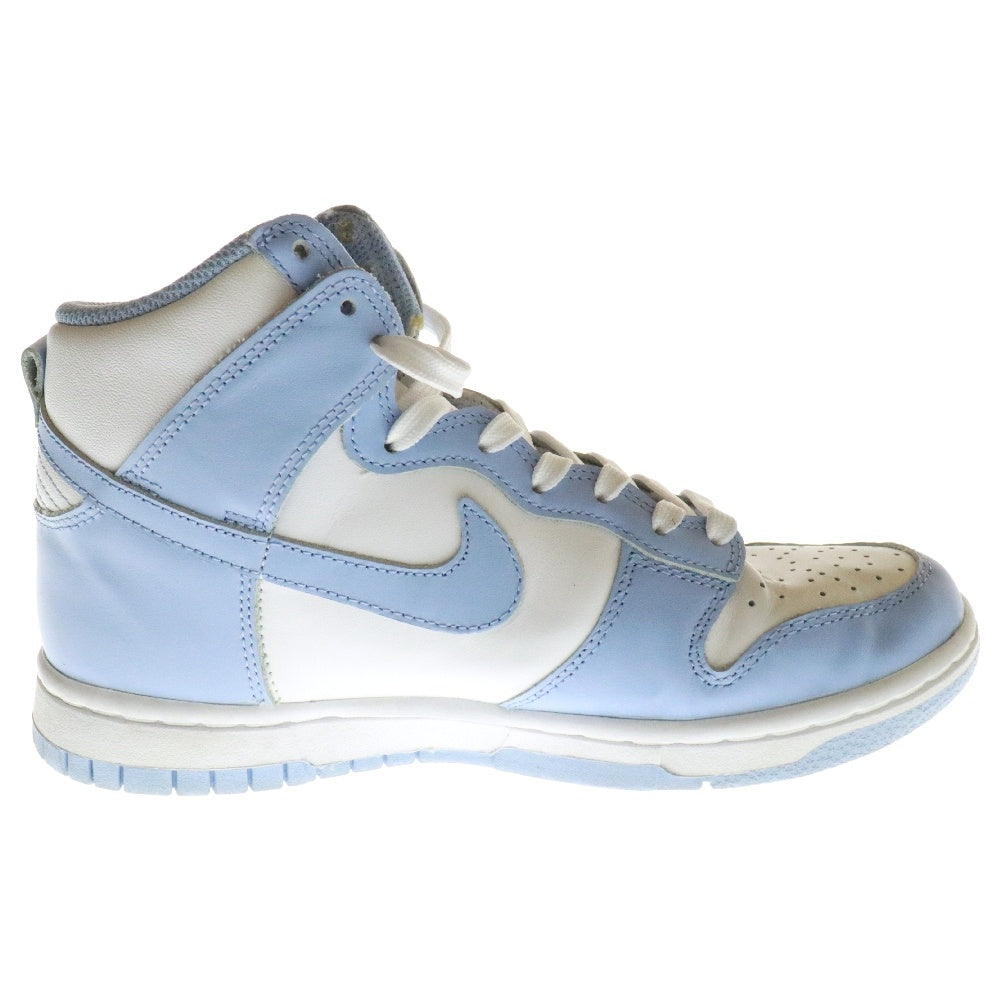 NIKE(ナイキ) WMNS DUNK HIGH Aluminium ウィメンズ ダンク アルミニウム ハイカットスニーカー ホワイト/ブルー レディース US6.5/23.5cm DD1869-107