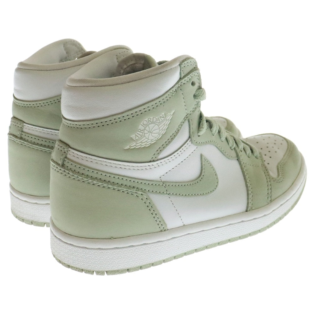 NIKE(ナイキ) WMNS AIR JORDAN 1 HIGH Seafoam ウィメンズ エアジョーダン 1 シーフォーム ハイカットスニーカー レディース ホワイト/グリーン US6/23cm CD0461-002