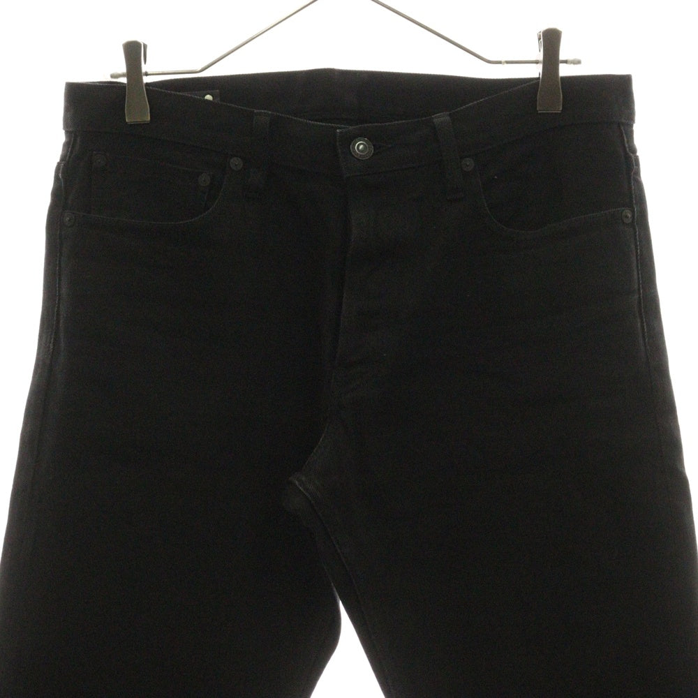 MINEDENIM(マインデニム) Standard Slim STR 5pocket RGD スタンダード スリム ストレート デニムパンツ ブラック FPKH101NST-99-332-5