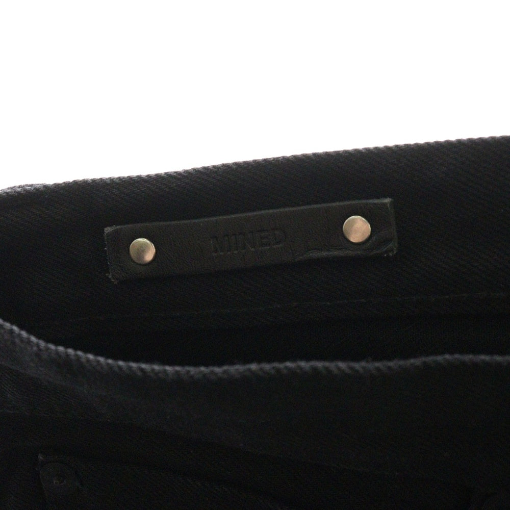 MINEDENIM(マインデニム) Standard Slim STR 5pocket RGD スタンダード スリム ストレート デニムパンツ ブラック FPKH101NST-99-332-5