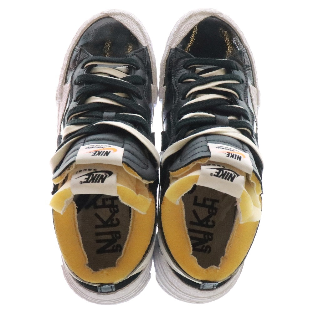 NIKE(ナイキ) ×SACAI BLAZER LOW サカイ ブレーザー ローカットスニーカー ブラック/ホワイト US7/25cm DM6446-001