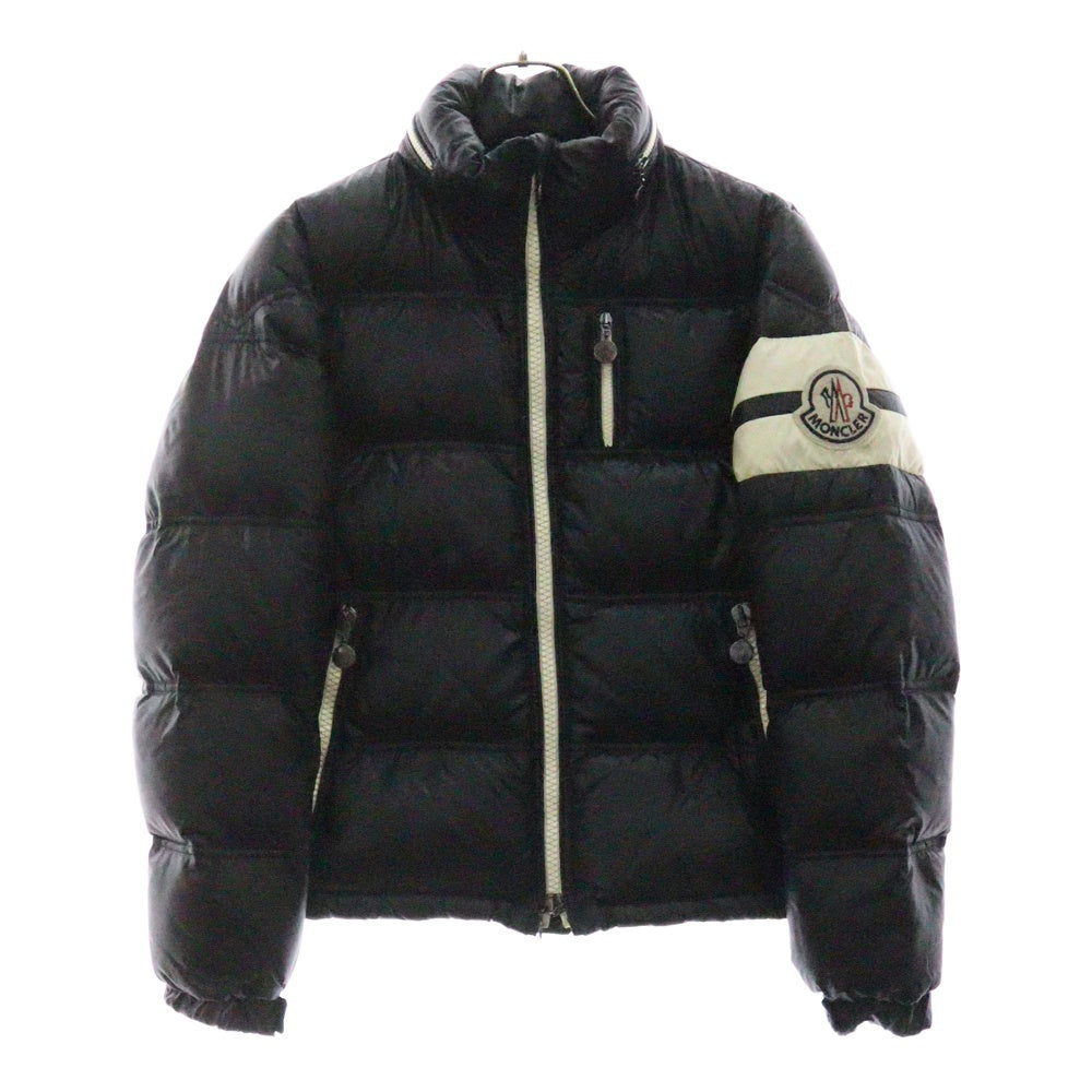 MONCLER(モンクレール) ERIC エリック バイカラー ジップアップ ダウンジャケット ブラック/ホワイト 41321/50/68950