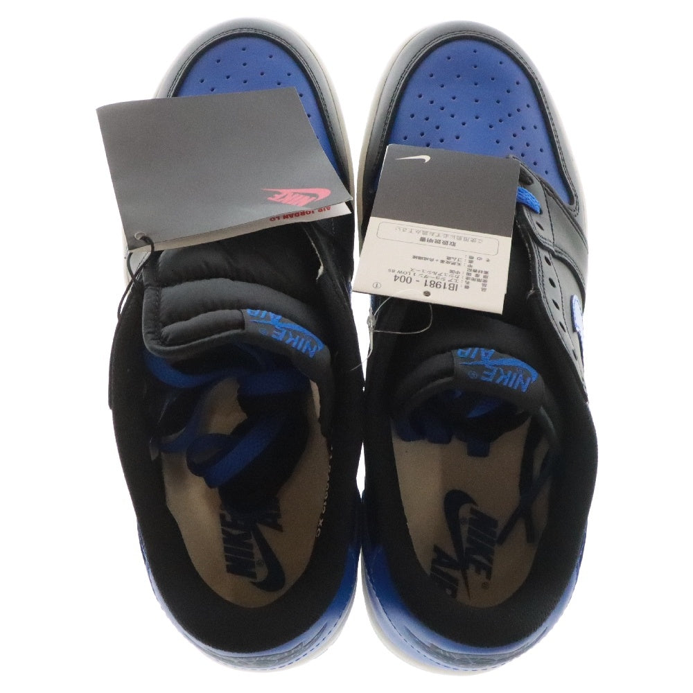 NIKE(ナイキ) AIR JORDAN 1 LOW 85 ROYAL エアジョーダン ロイヤル ローカットスニーカー ブラック/ブルー US11/29cm IB1981-004
