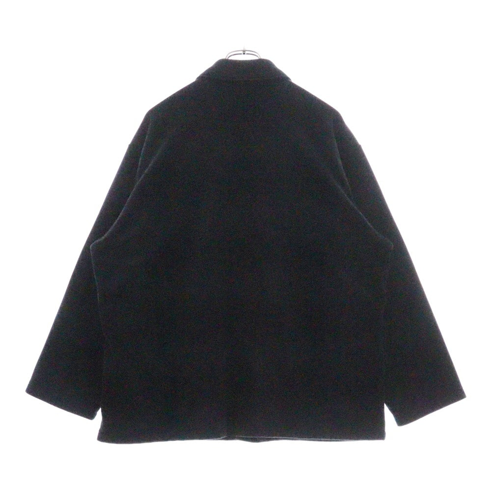 WACKO MARIA(ワコマリア) 23AW CHECK FLEECE SHIRT JACKET チェックフリースシャツジャケット ブラック