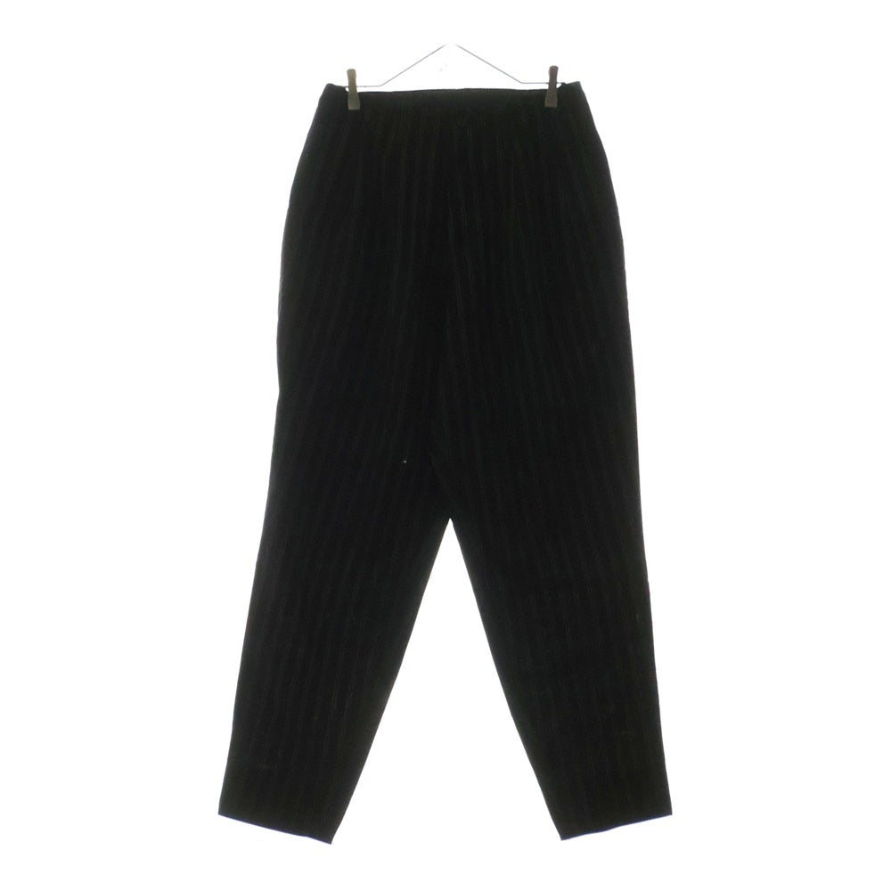 Yohji Yamamoto POUR HOMME(ヨウジヤマモト プールオム) 93AW ストライプデザイン レーヨン サルエル スラックスパンツ ネイビー HP-P03-205