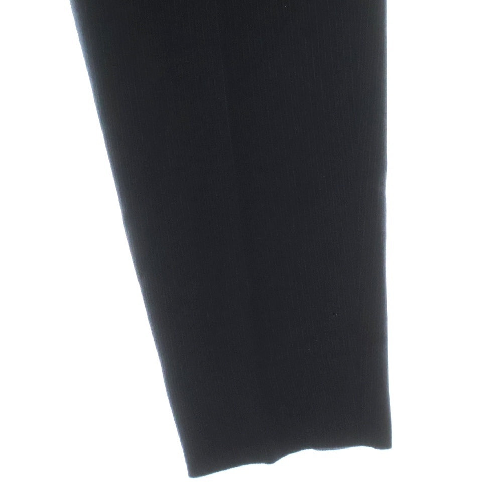 GIVENCHY(ジバンシィ) ワンタック ストライプ ウールスラックスパンツ ネイビー
