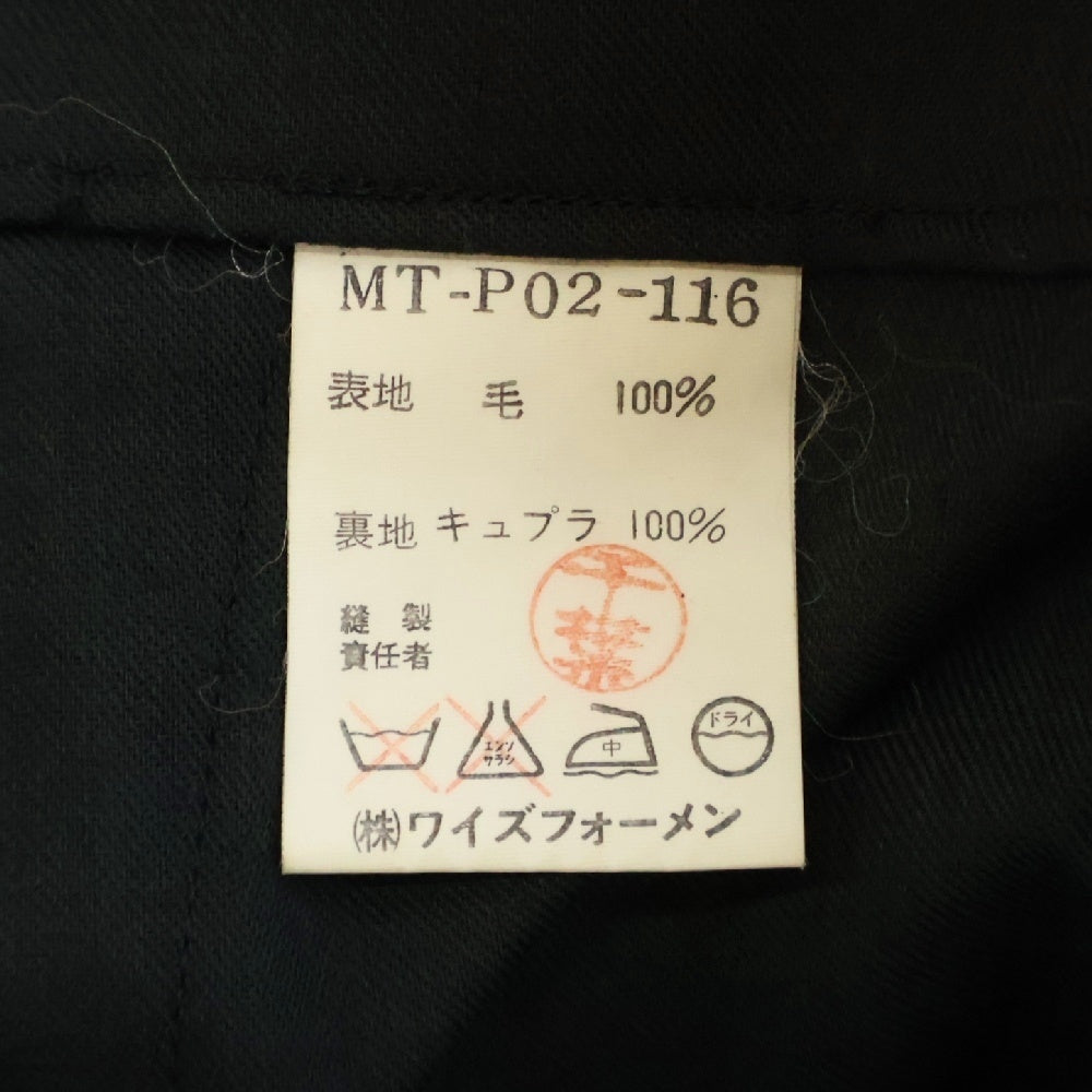 Y's for men(ワイズフォーメン) ツータック スラックスパンツ ネイビー MT-P02-116