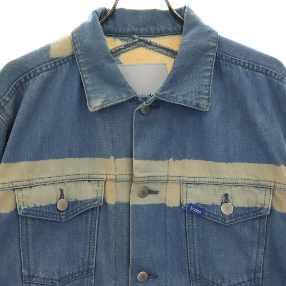 kudos(クードス) 19SS LINED DENIM JACKET ラインデニムジャケット ブルー KJ19XX01