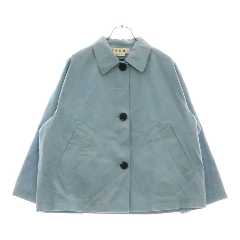 MARNI(マルニ) 21SS トレンチジャケット ボタンフライ ライトブルー GIMA0149A0TCZ35