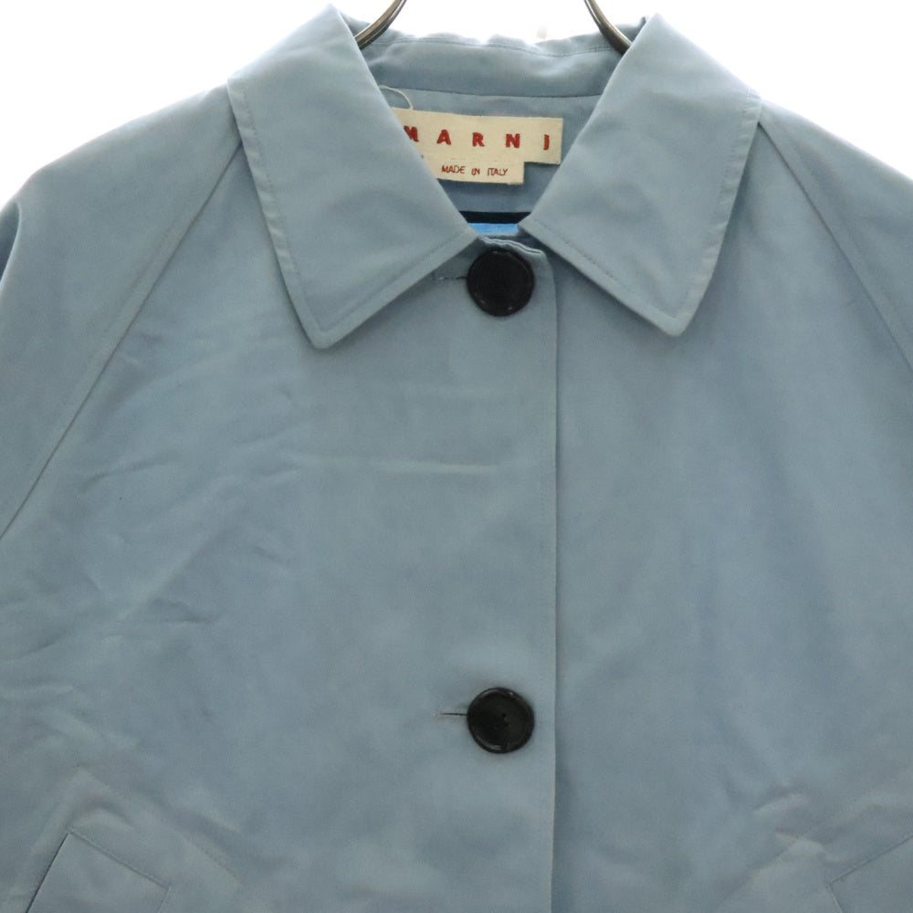 MARNI(マルニ) 21SS トレンチジャケット ボタンフライ ライトブルー GIMA0149A0TCZ35