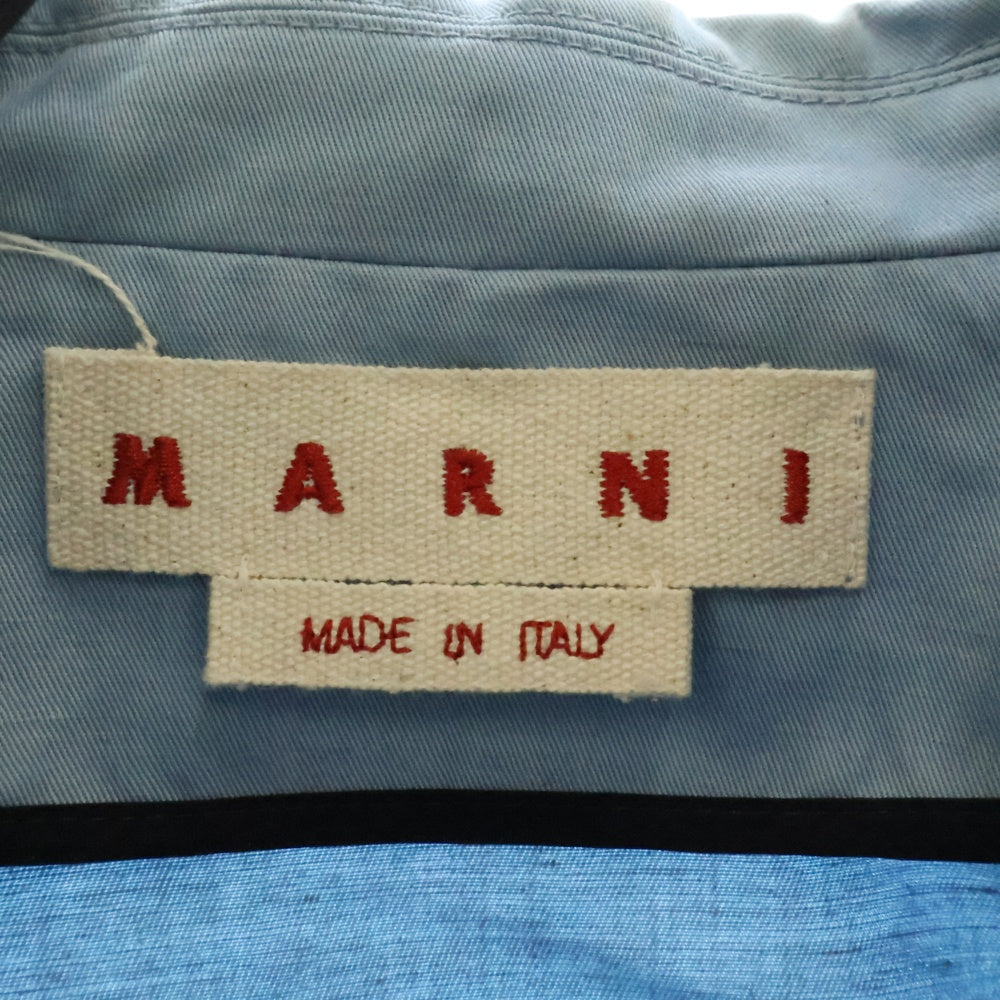 MARNI(マルニ) 21SS トレンチジャケット ボタンフライ ライトブルー GIMA0149A0TCZ35