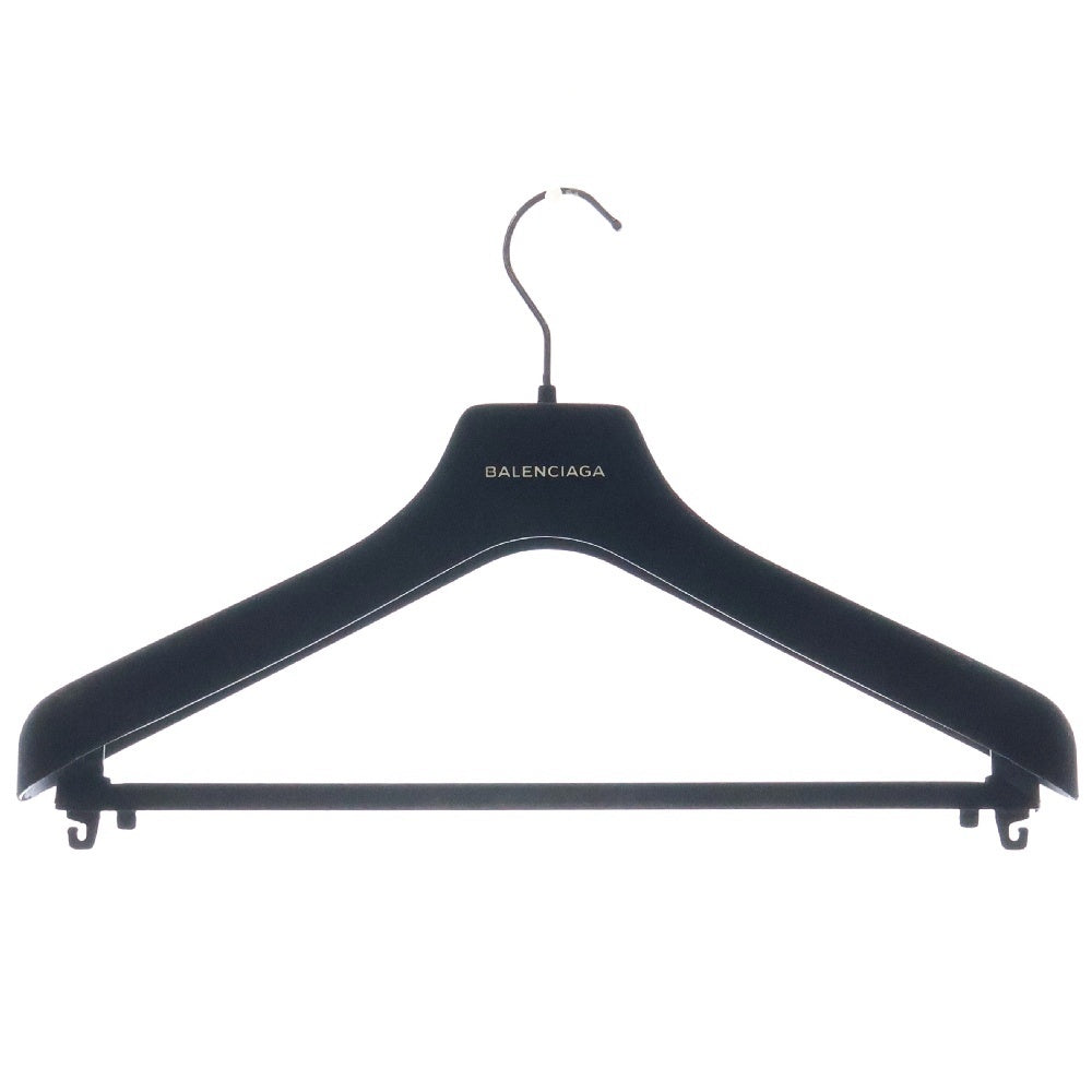 BALENCIAGA(バレンシアガ) ロゴタグ付き オーバーサイズポリエステルロングコート ブラック 572377 TED14