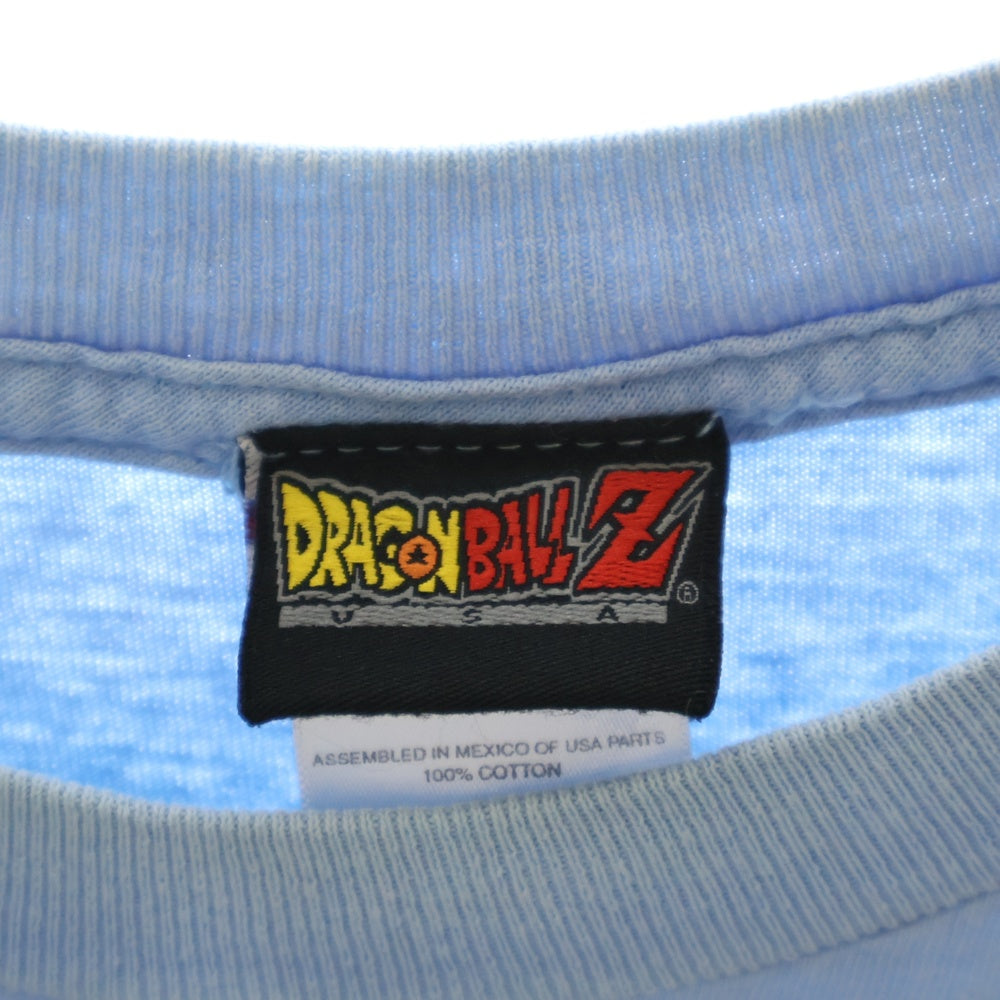 VINTAGE(ヴィンテージ) 00S VITNAGE DRAGONBALL Z TEE ヴィンテージ ドラゴンボールゼット 孫悟空 孫悟飯 トランクス ベジータ 両面プリントTシャツ 半袖クルーネックカットソー ブルー