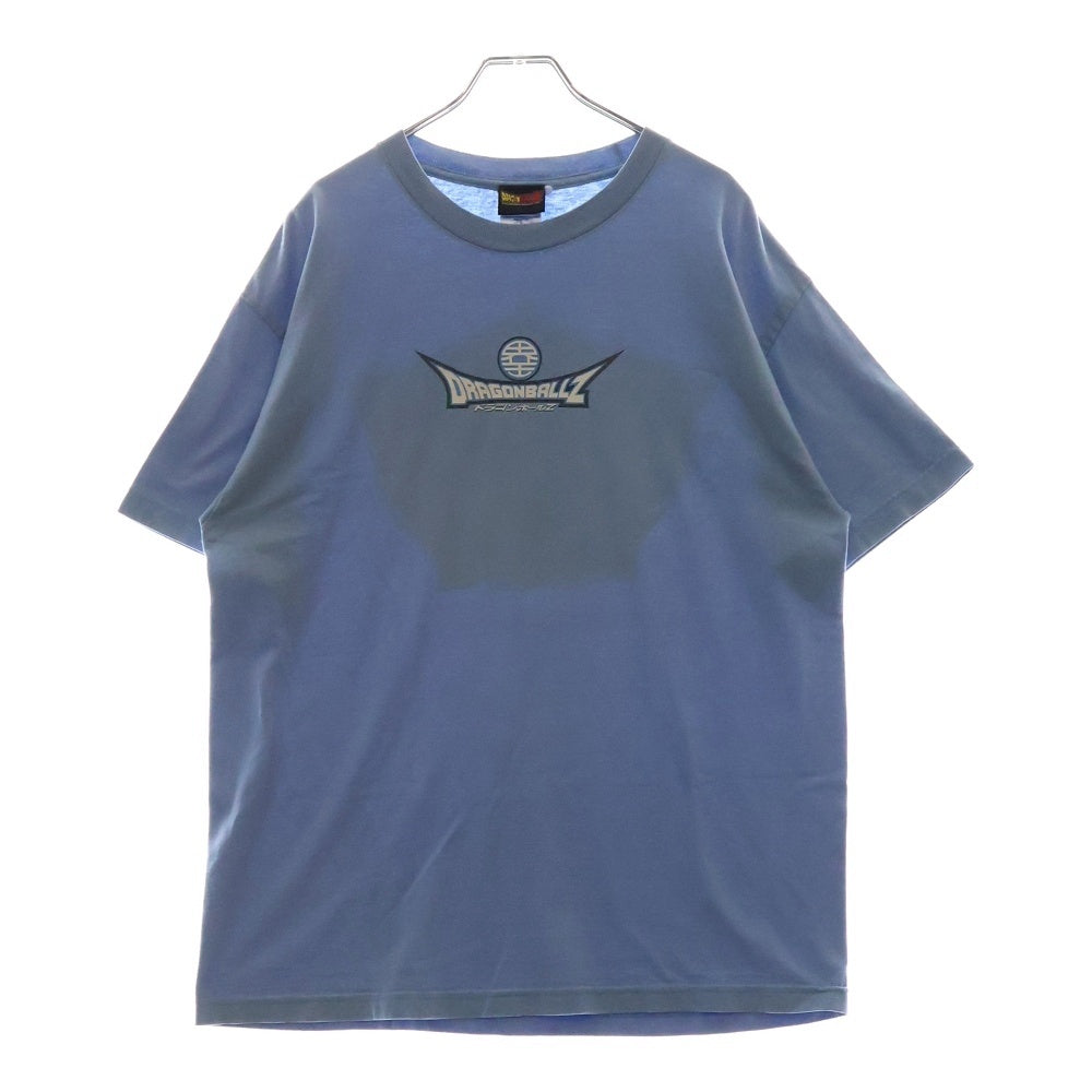 VINTAGE(ヴィンテージ) 00S VINTAGE DRAGONBALL Z TEE ヴィンテージ ドラゴンボールゼット 孫悟空 ベジータ 両面プリントTシャツ 半袖クルーネックカットソー ブルー