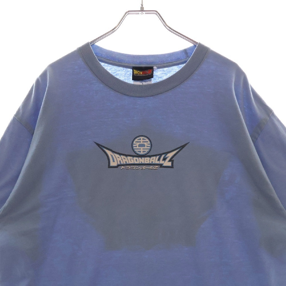 VINTAGE(ヴィンテージ) 00S VINTAGE DRAGONBALL Z TEE ヴィンテージ ドラゴンボールゼット 孫悟空 ベジータ 両面プリントTシャツ 半袖クルーネックカットソー ブルー