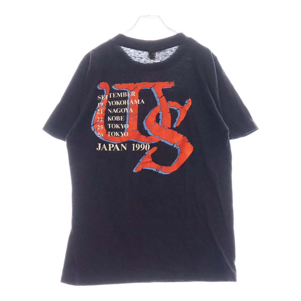 VINTAGE(ヴィンテージ) 90S VITNAGE WHITESNAKE 1990 JAPAN TOUR TEE ヴィンテージ ホワイトスネーク ツアーTシャツ 半袖クルーネックカットソー ブラック