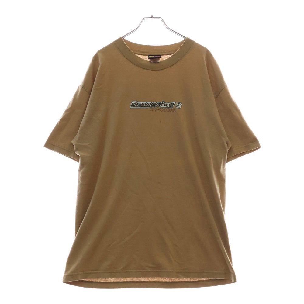 VINTAGE(ヴィンテージ) 00S VINTAGE DRAGONBALL Z TEE ヴィンテージ ドラゴンボールゼット 孫悟空 ベジータ ゴジータ 両面プリントTシャツ 半袖クルーネックカットソー ベージュ