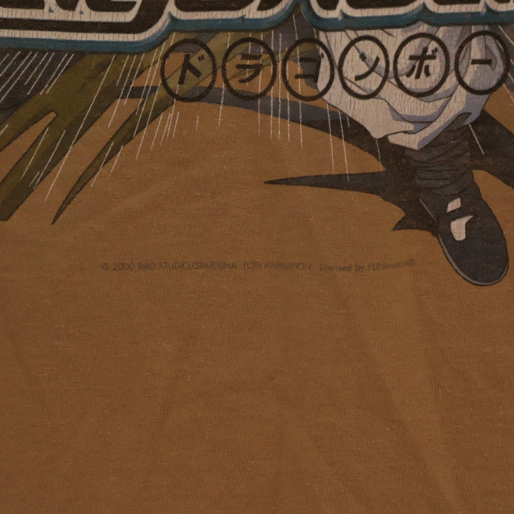 VINTAGE(ヴィンテージ) 00S VINTAGE DRAGONBALL Z TEE ヴィンテージ ドラゴンボールゼット 孫悟空 ベジータ ゴジータ 両面プリントTシャツ 半袖クルーネックカットソー ベージュ