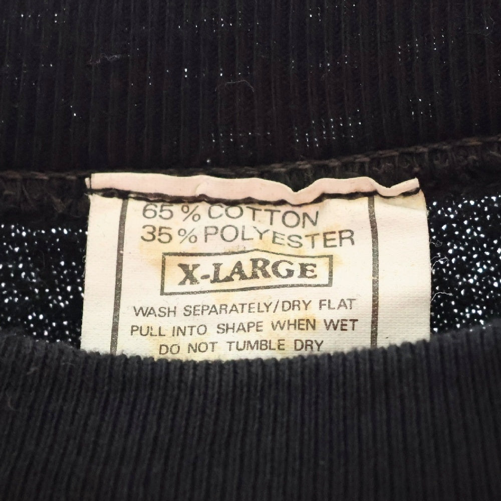 VINTAGE(ヴィンテージ) 90S VINTAGE SLAYER DIVINE INTERVENTION SWEATSHIRT ヴィンテージ スレイヤー ディバインインターベンション 両面プリント スウェットトレーナー ブラック
