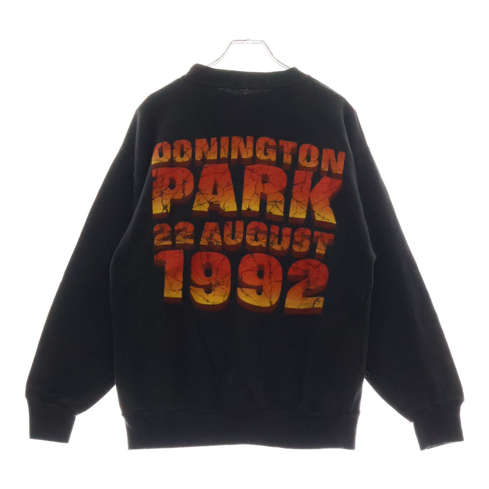 VINTAGE(ヴィンテージ) 90S VINTAGE MONSTERS OF ROCK 1992 LIVE SWEATSHIRT ヴィンテージ モンスターオブロック 1992ライブ 両面プリント スウェットトレーナー ブラック