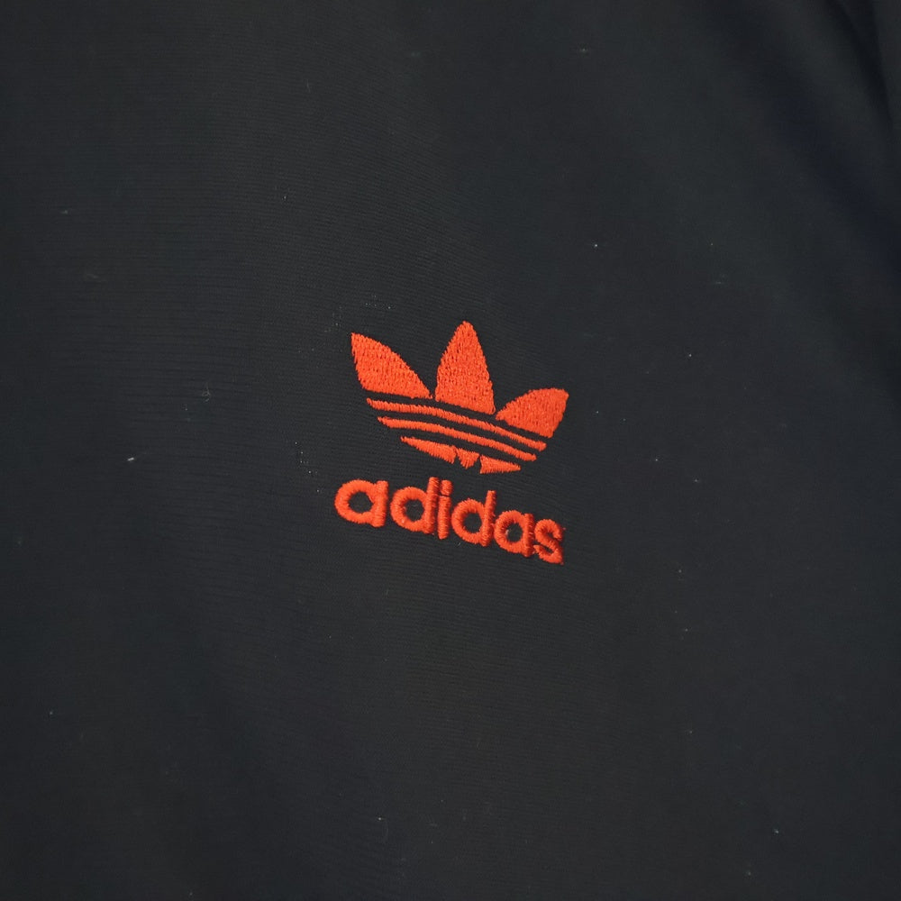 adidas(アディダス) 00s 万国旗タグ トレフォイルロゴ トラックジャケット ブラック/レッド 984036