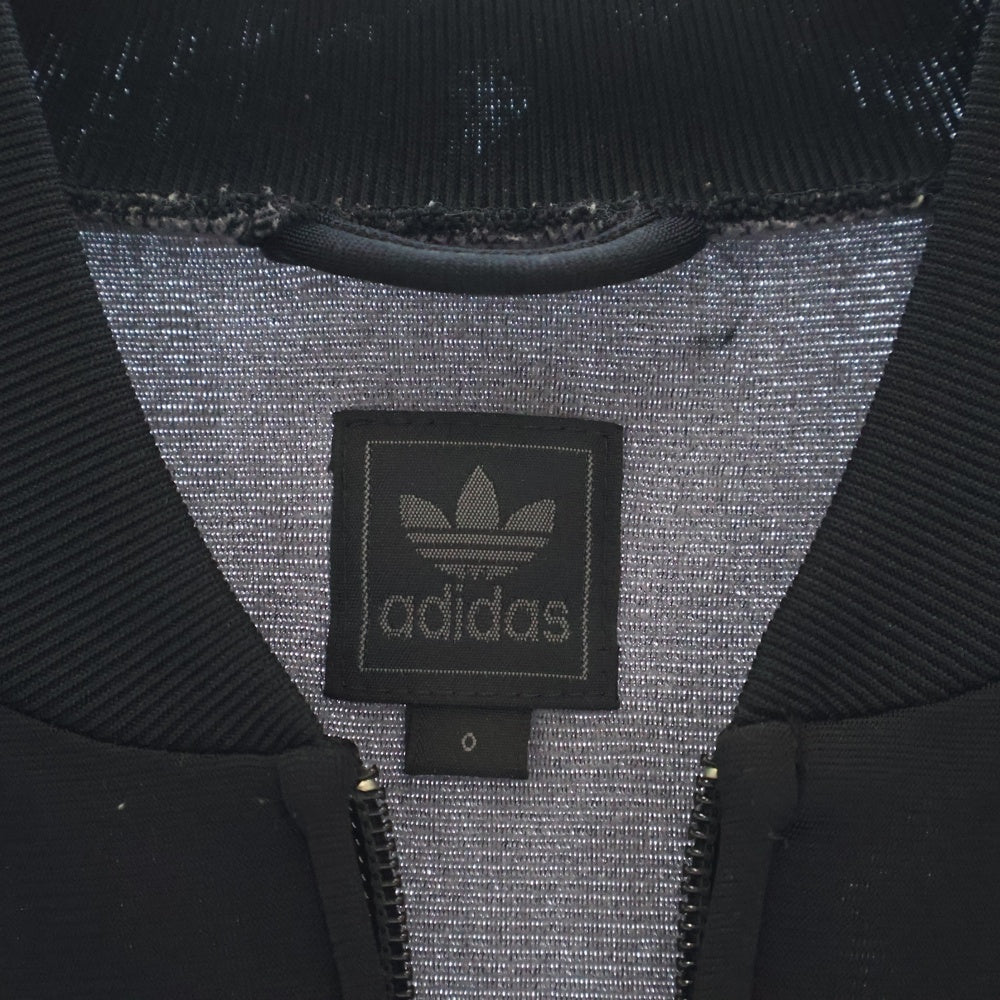 adidas(アディダス) 00s 万国旗タグ トレフォイルロゴ トラックジャケット ブラック/レッド 984036