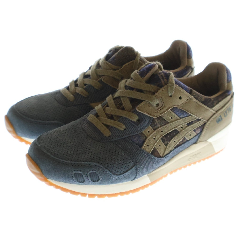 ASICS(アシックス) GEL-LYTE III OG WARM WINTER ゲルライト 3 ウォームウィンター ローカットスニーカー ブルー/ベージュ US8.5/26.5cm 1201A686-020