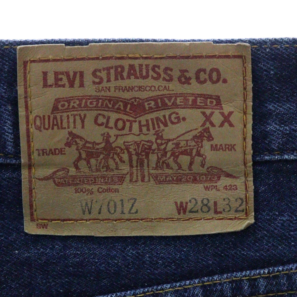 Levi's(リーバイス) 90s VINTAGE W701Z XX 復刻 BIG-E ボタン裏J22 デニムパンツ インディゴ