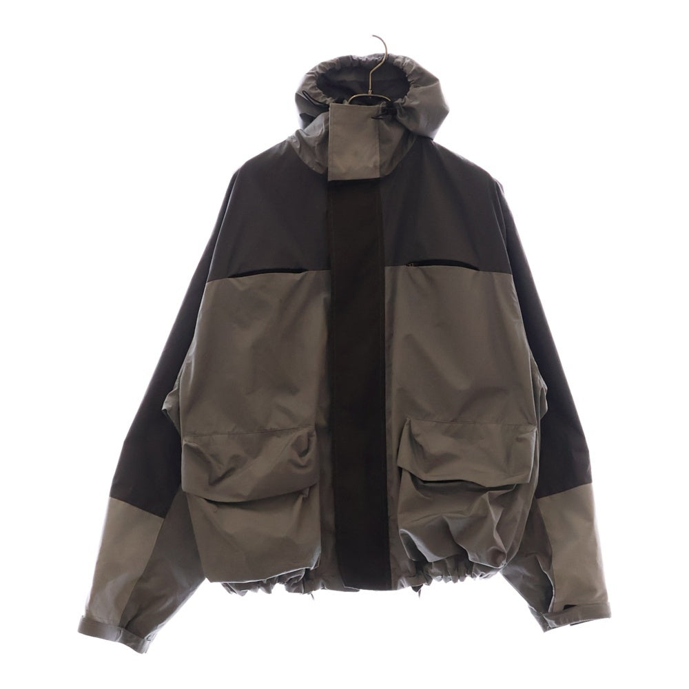 GRAILZ(グレイルズ) COLOUR BLOCK SHELL PARKA カラーブロック シェルジャケット ナイロンパーカーグレー