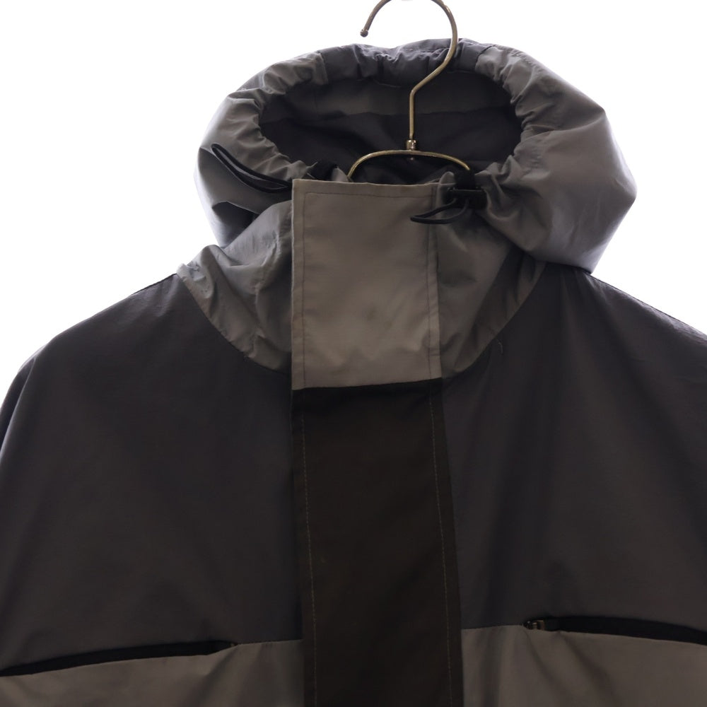 GRAILZ(グレイルズ) COLOUR BLOCK SHELL PARKA カラーブロック シェルジャケット ナイロンパーカーグレー