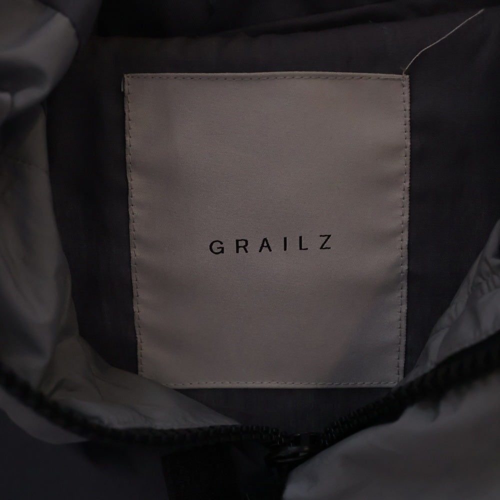 GRAILZ(グレイルズ) COLOUR BLOCK SHELL PARKA カラーブロック シェルジャケット ナイロンパーカーグレー